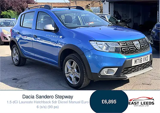 2018 Dacia Sandero Stepway 1.5 dCi Laureate