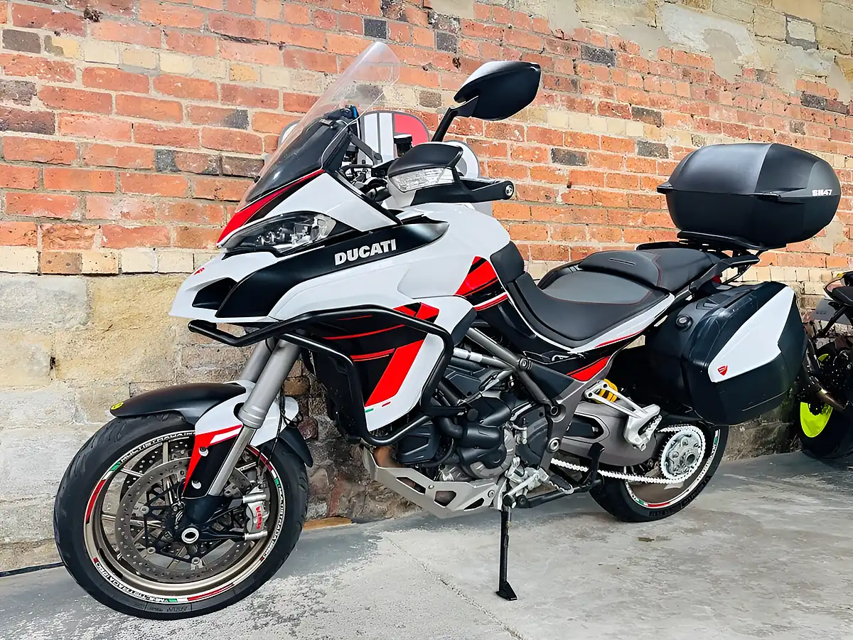 Used 2018 Ducati Multistrada 1260 S White - Interior and Exterior details 12
