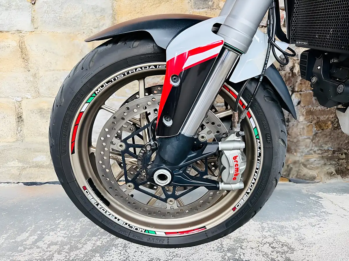 Used 2018 Ducati Multistrada 1260 S White - Interior and Exterior details 14