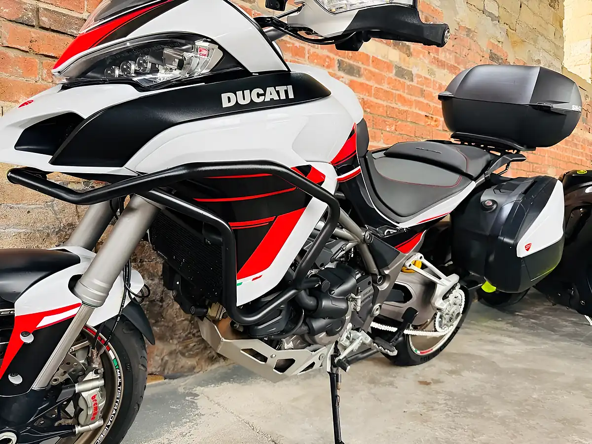 Used 2018 Ducati Multistrada 1260 S White - Interior and Exterior details 15