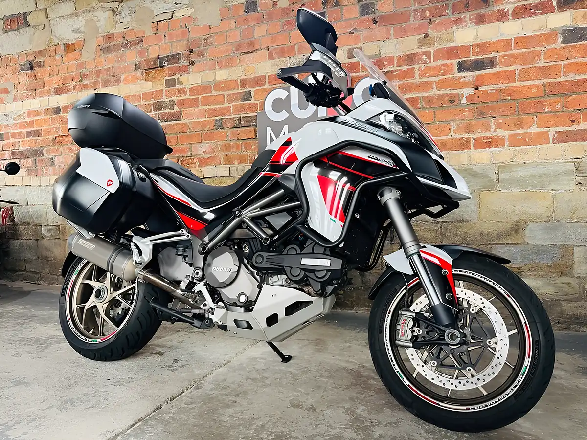 Used 2018 Ducati Multistrada 1260 S White - Interior and Exterior details 3