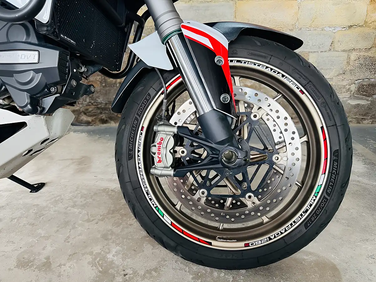 Used 2018 Ducati Multistrada 1260 S White - Interior and Exterior details 5