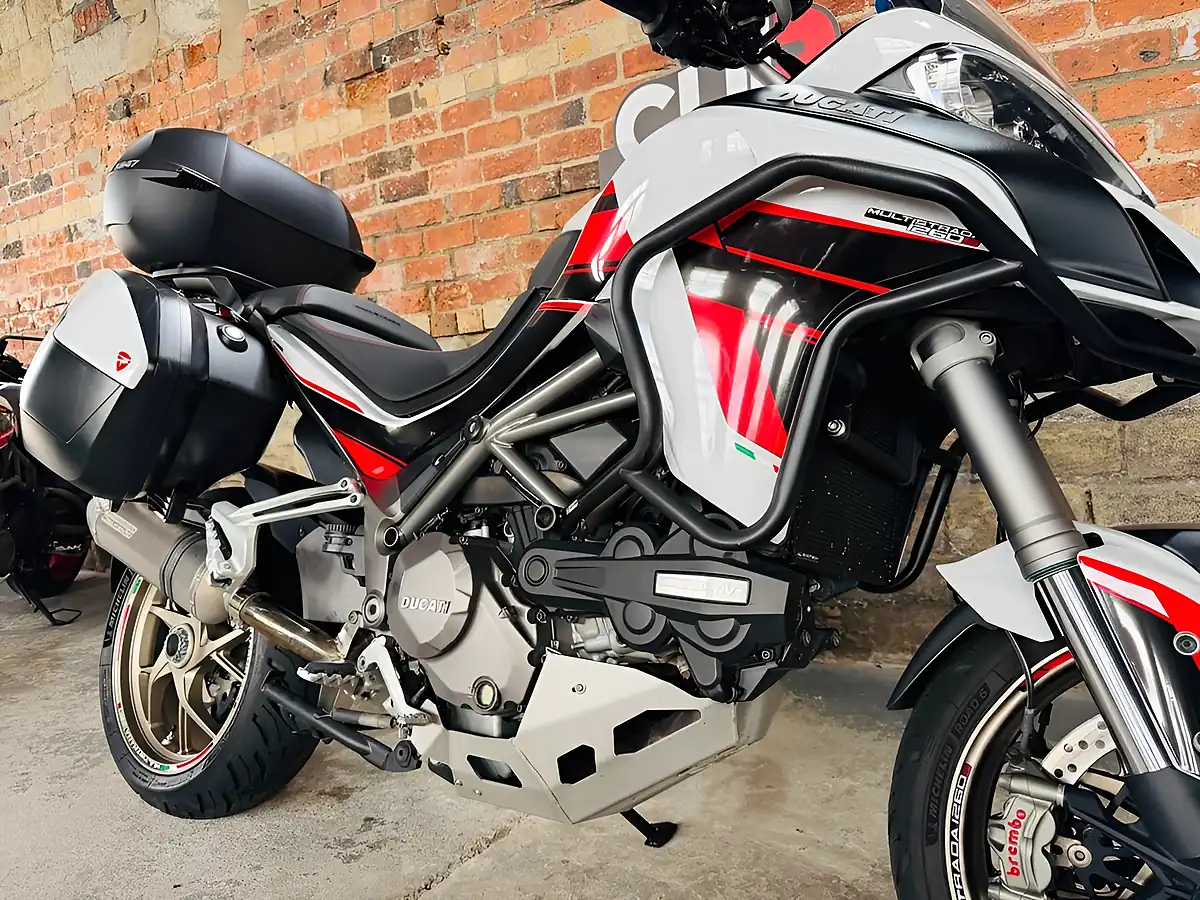 Used 2018 Ducati Multistrada 1260 S White - Interior and Exterior details 6