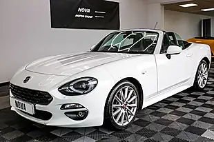 Used 2018 Fiat 124 Spider Lusso Plus White - Interior and Exterior details 5