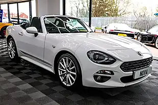 Used 2018 Fiat 124 Spider Lusso Plus White - Interior and Exterior details 7