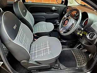Used 2018 Fiat 500 Lounge Black - Interior and Exterior details 18