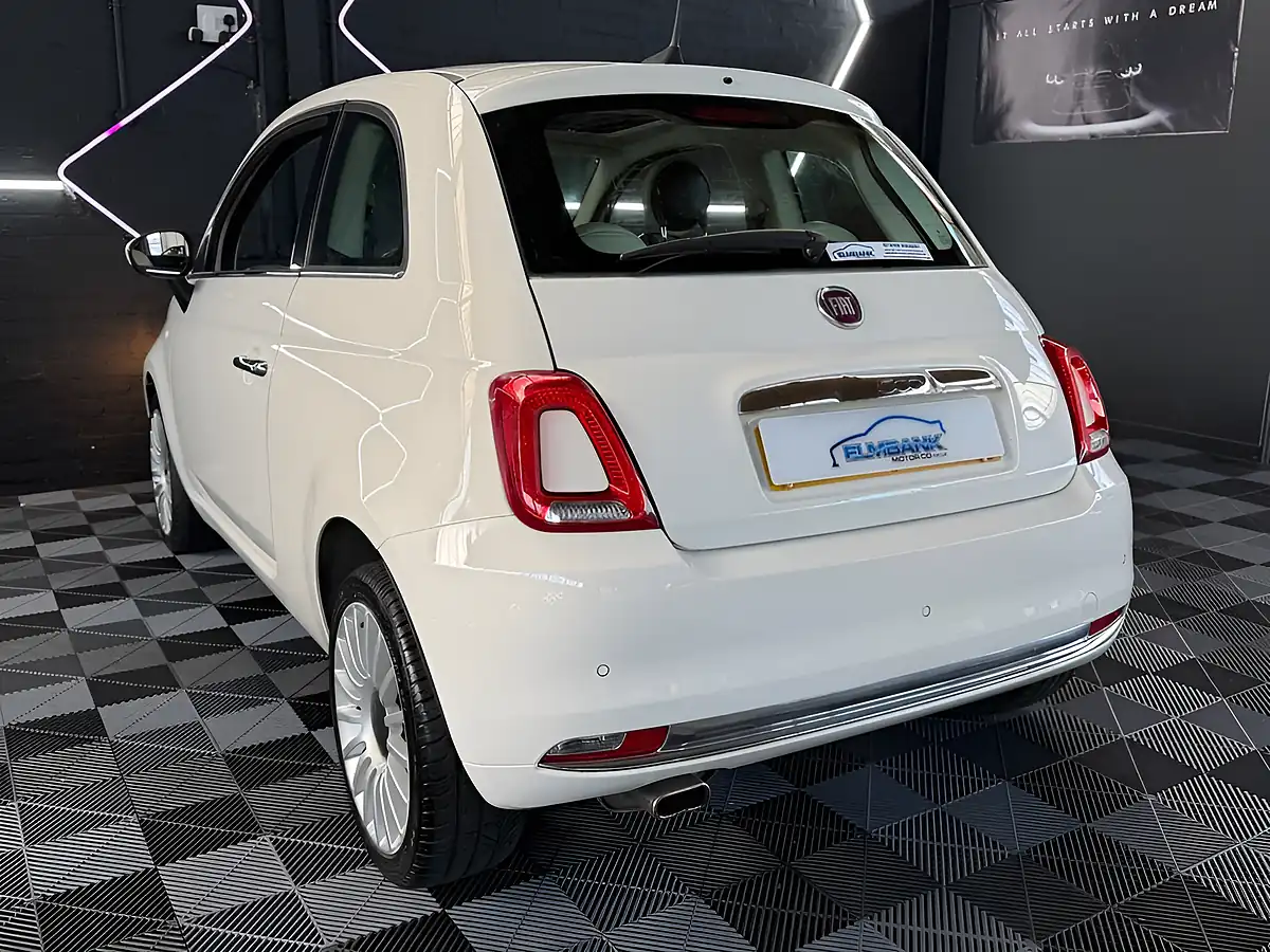 Used 2018 Fiat 500 Lounge Bossa Nova White - Interior and Exterior details 14