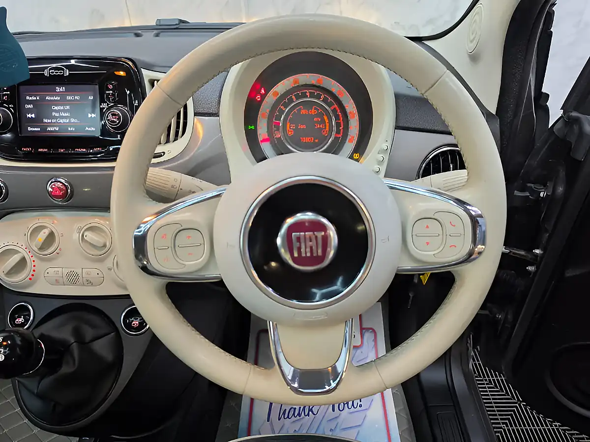 Used 2018 Fiat 500 Lounge Electroclash Grey - Interior and Exterior details 11