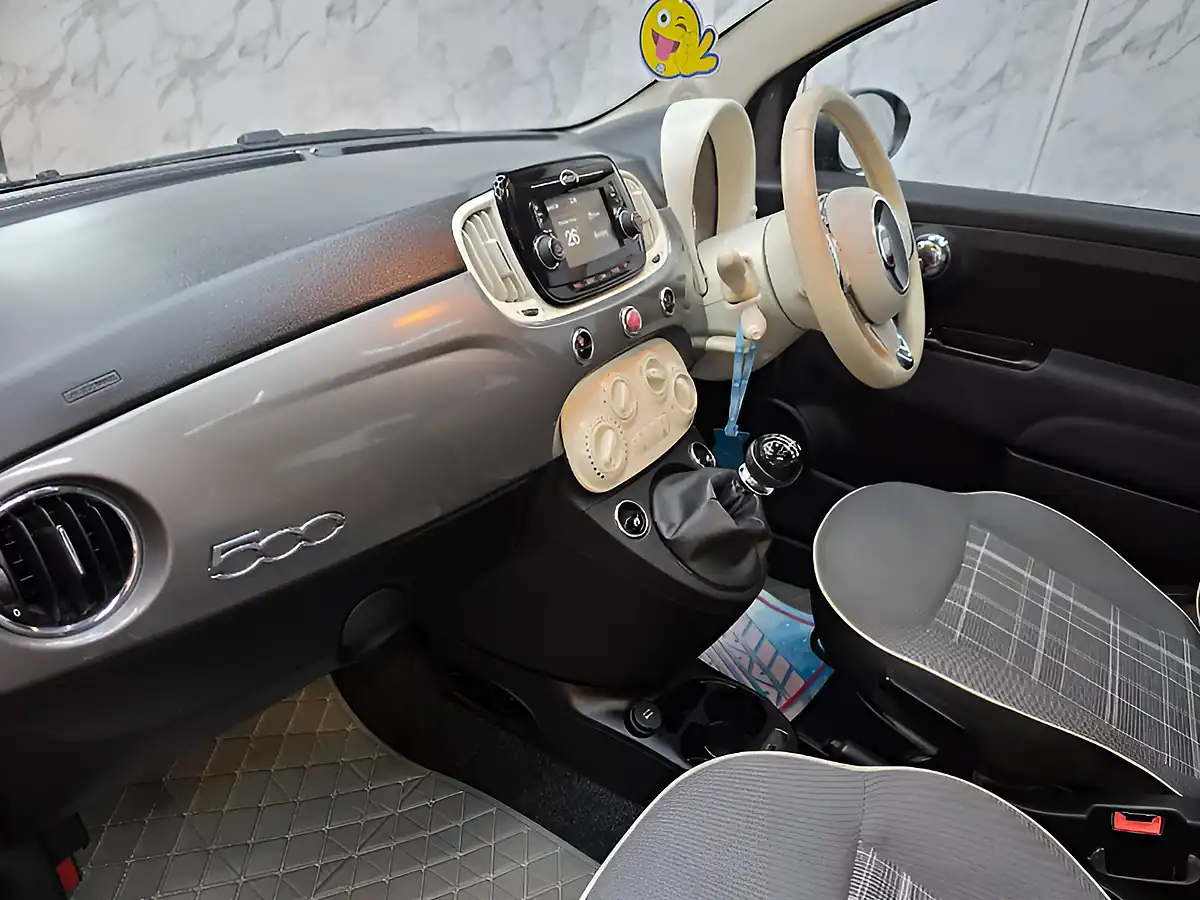 Used 2018 Fiat 500 Lounge Electroclash Grey - Interior and Exterior details 13
