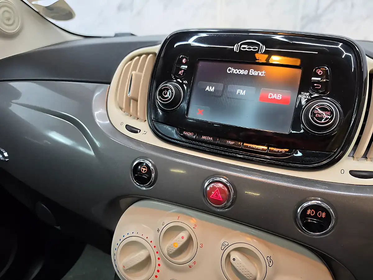 Used 2018 Fiat 500 Lounge Electroclash Grey - Interior and Exterior details 15