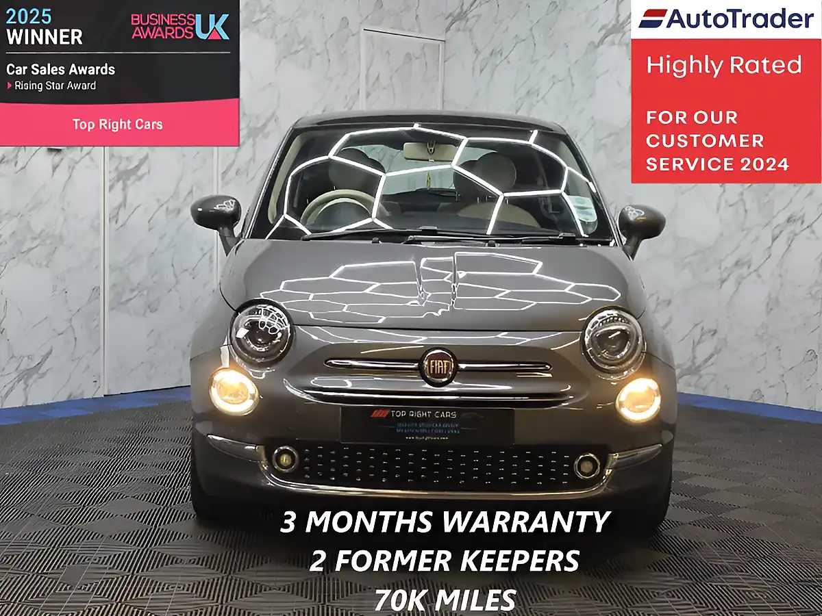 Used 2018 Fiat 500 Lounge Electroclash Grey - Interior and Exterior details 2