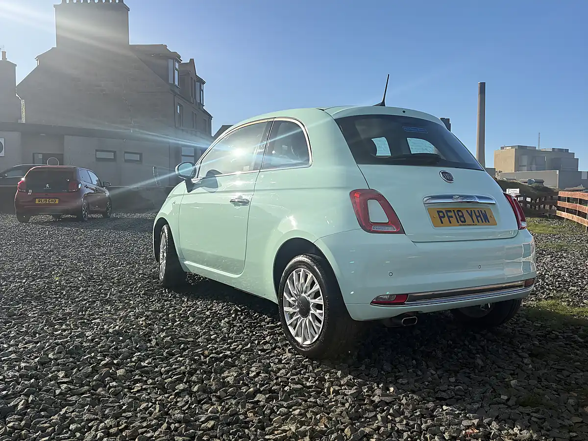 Used 2018 Fiat 500 Lounge Green - Interior and Exterior details 7
