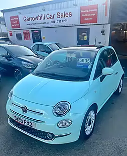 Used 2018 Fiat 500 Lounge Green - Interior and Exterior details 2