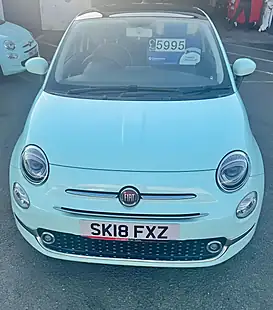 Used 2018 Fiat 500 Lounge Green - Interior and Exterior details 3
