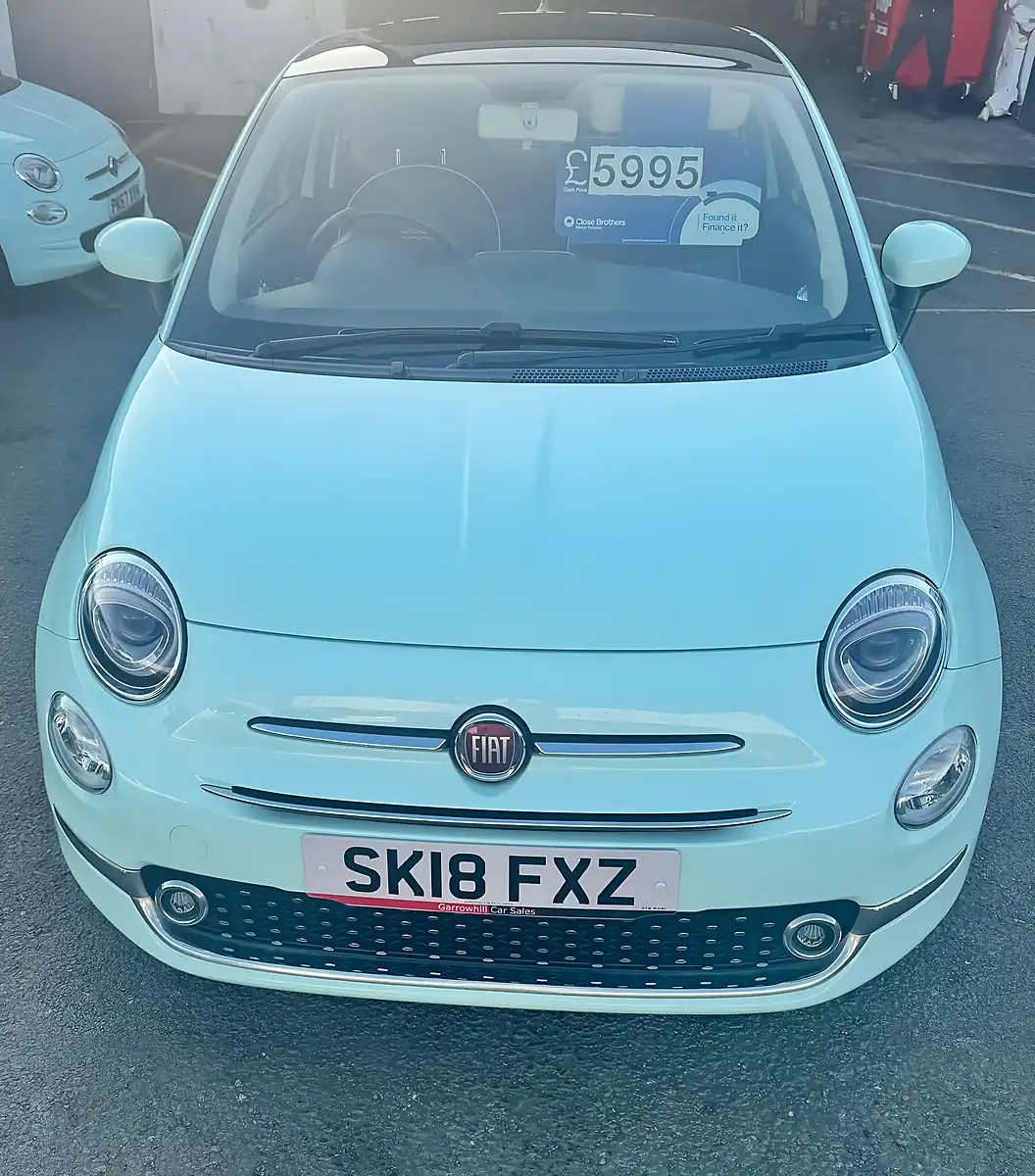 Used 2018 Fiat 500 Lounge Green - Interior and Exterior details 3