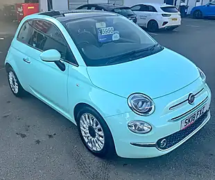 Used 2018 Fiat 500 Lounge Green - Interior and Exterior details 4