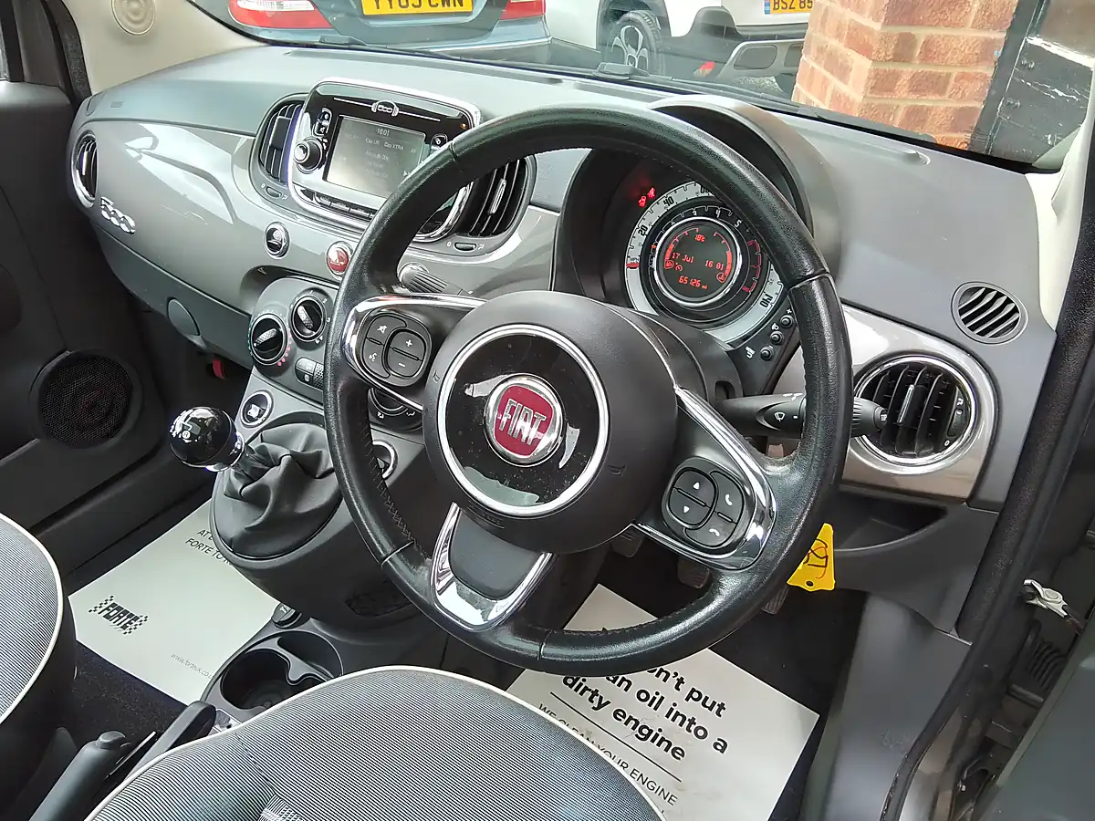 Used 2018 Fiat 500 Lounge Grey - Interior and Exterior details 13