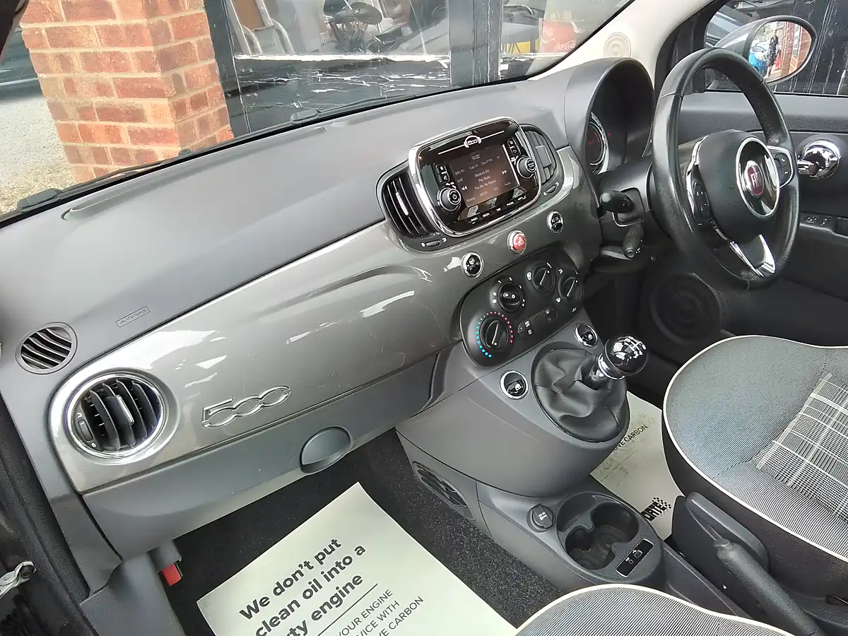 Used 2018 Fiat 500 Lounge Grey - Interior and Exterior details 14