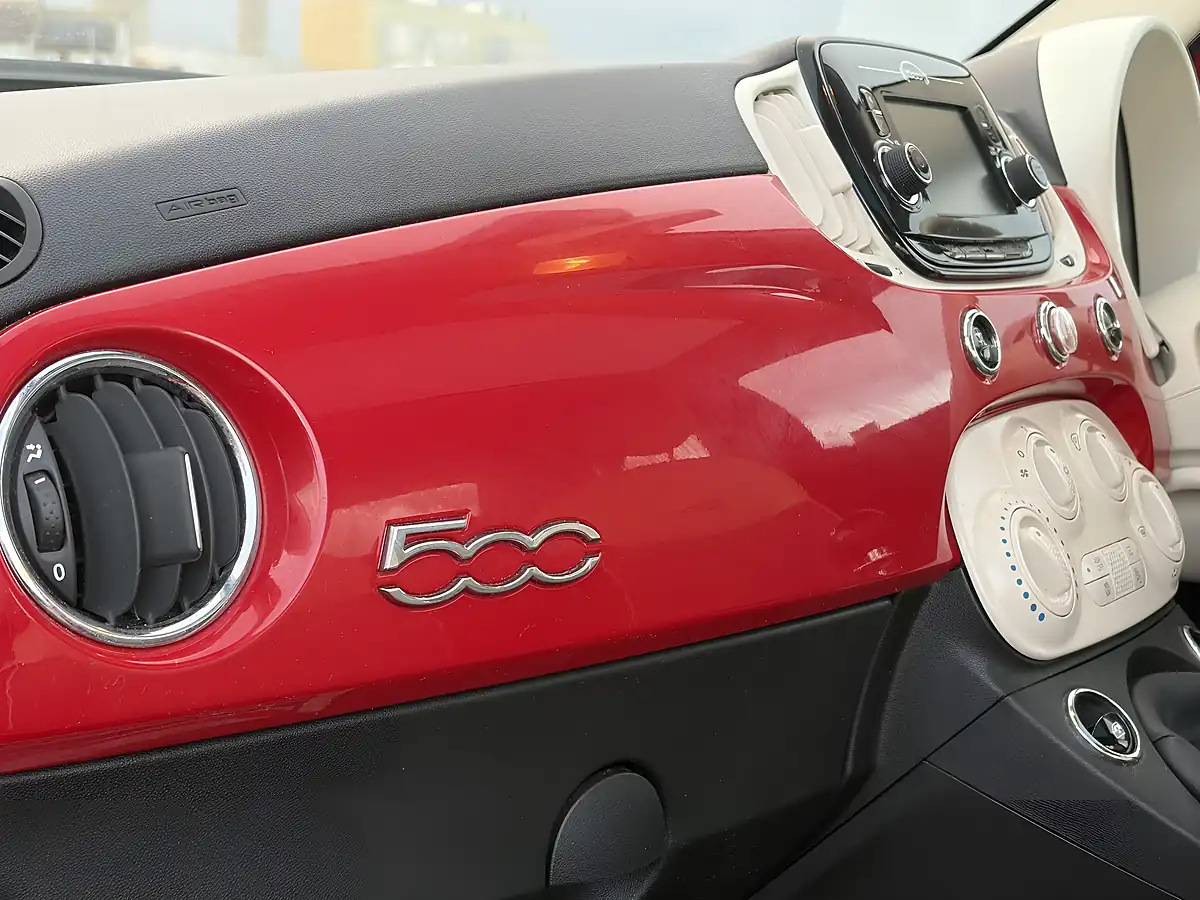Used 2018 Fiat 500 Lounge Red - Interior and Exterior details 11