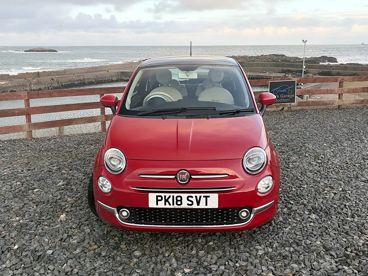 Used 2018 Fiat 500 Lounge Red - Interior and Exterior details 2