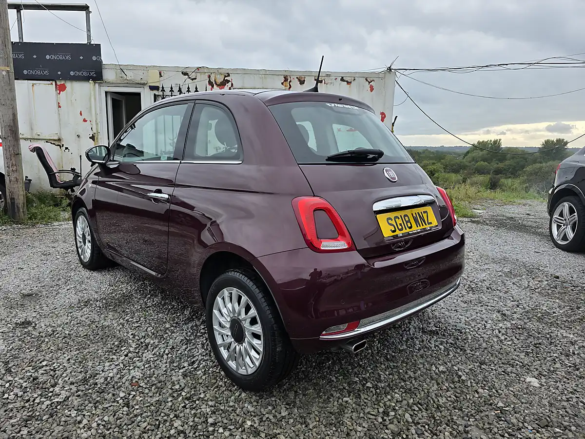 Used 2018 Fiat 500 Lounge Red - Interior and Exterior details 6