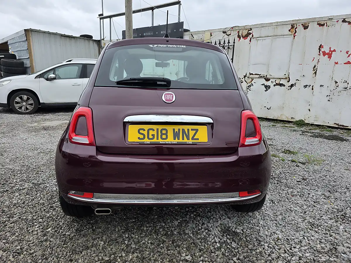 Used 2018 Fiat 500 Lounge Red - Interior and Exterior details 7