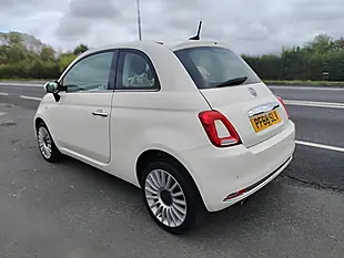 Used 2018 Fiat 500 Lounge White - Interior and Exterior details 4