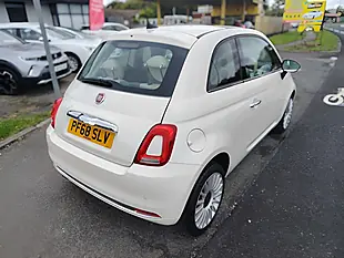Used 2018 Fiat 500 Lounge White - Interior and Exterior details 6