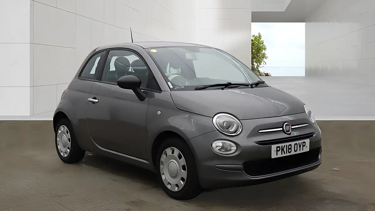 Used 2018 Fiat 500 Pop Grey - Front View