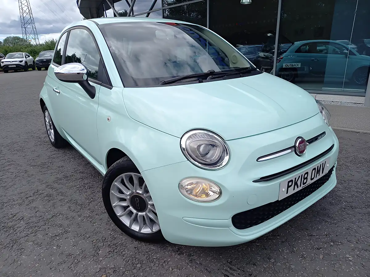Used 2018 Fiat 500 Pop Star Green - Front View