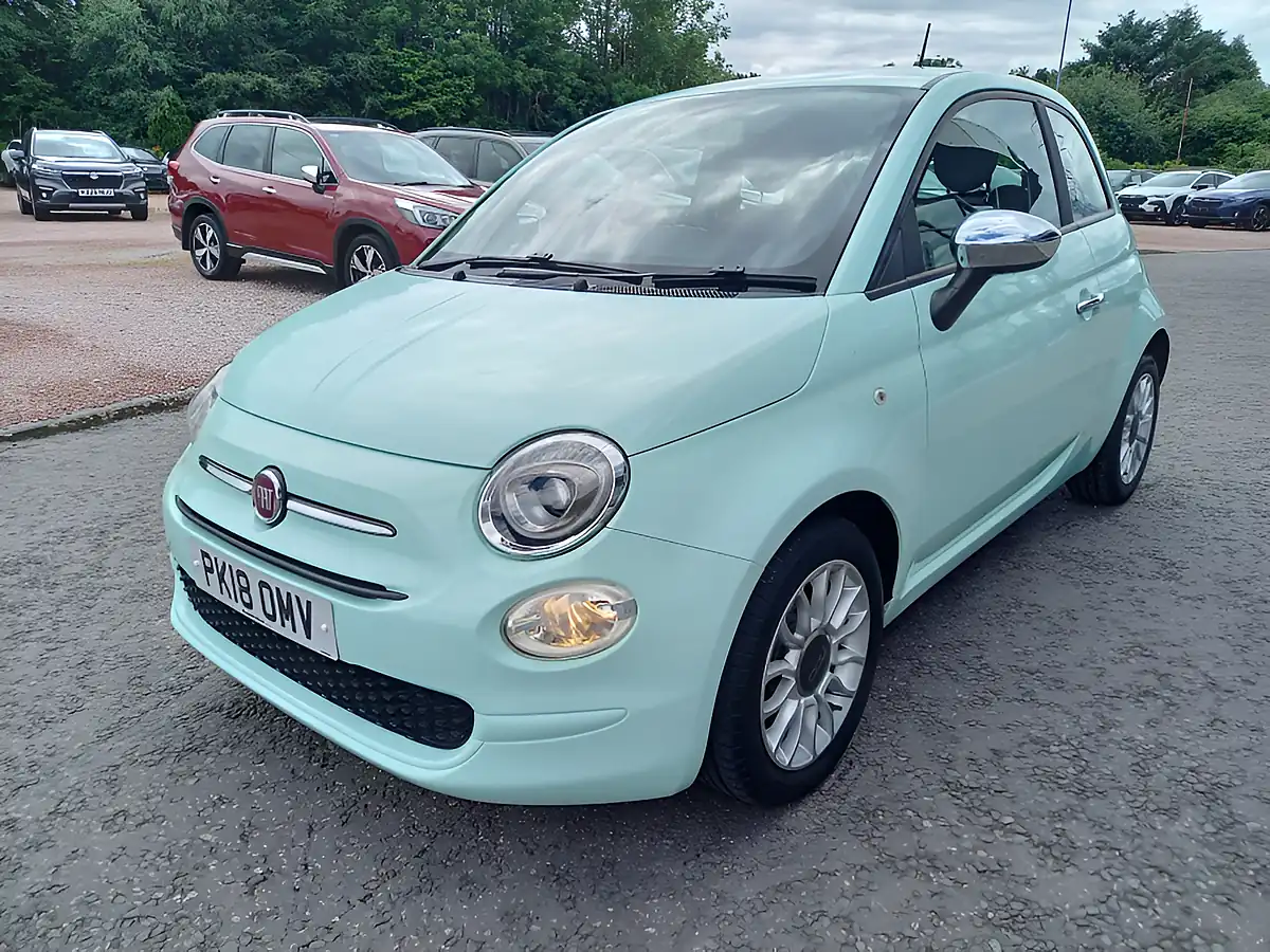 Used 2018 Fiat 500 Pop Star Green - Interior and Exterior details 3