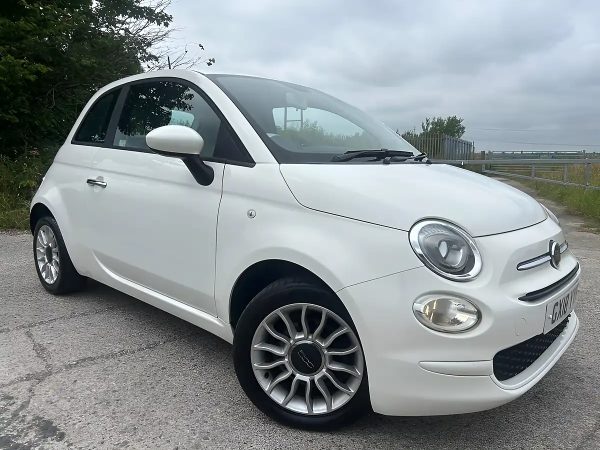 Used 2018 Fiat 500 Pop Star White - Front View