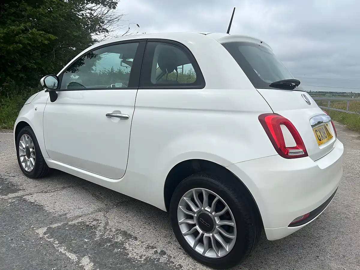 Used 2018 Fiat 500 Pop Star White - Interior and Exterior details 6