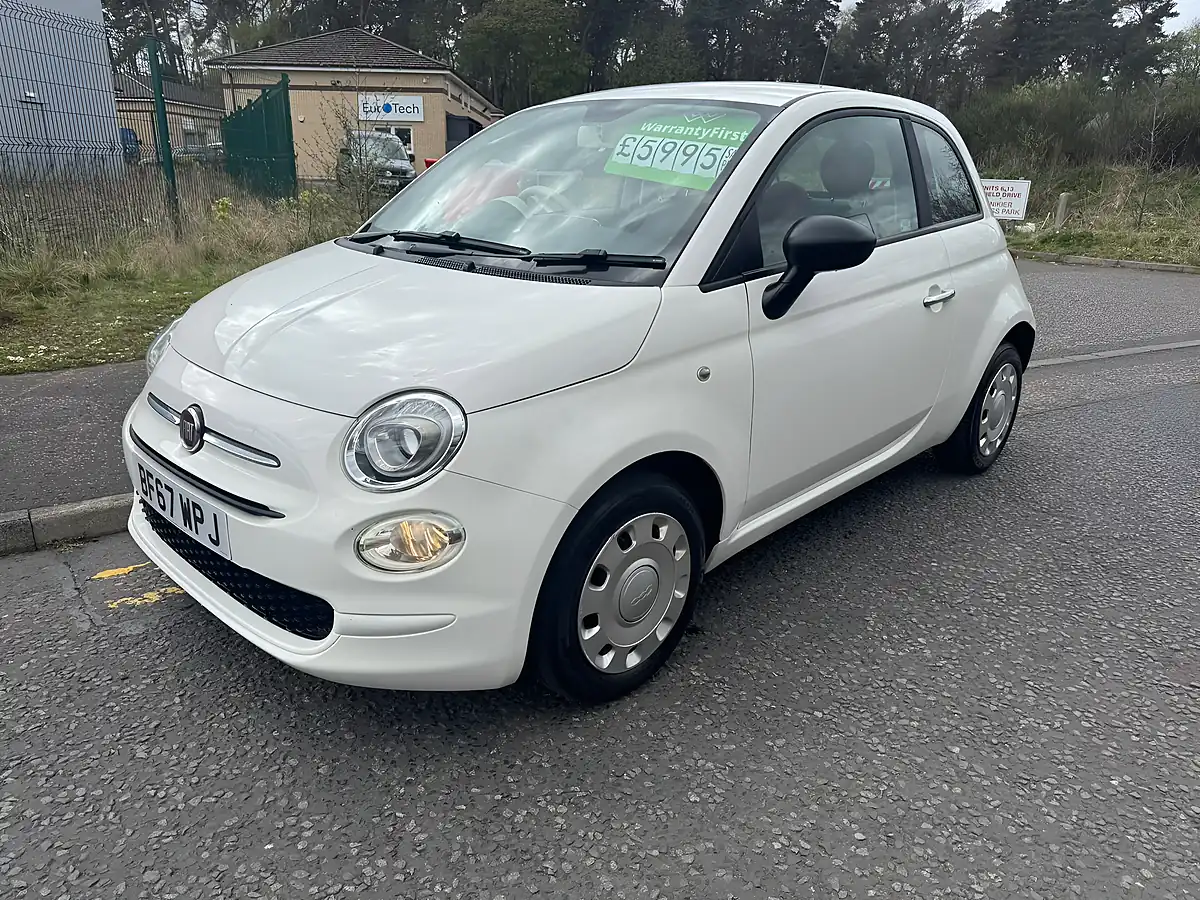 Used 2018 Fiat 500 Pop White - Interior and Exterior details 3
