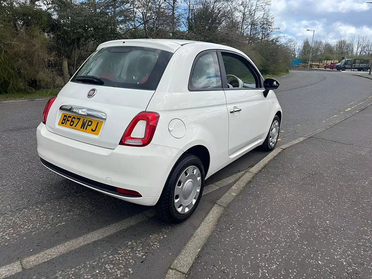 Used 2018 Fiat 500 Pop White - Interior and Exterior details 6