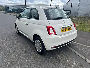 Used 2018 Fiat 500 Pop White - Interior and Exterior details 9