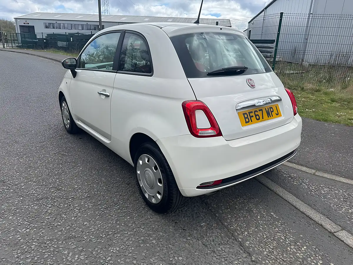 Used 2018 Fiat 500 Pop White - Interior and Exterior details 9