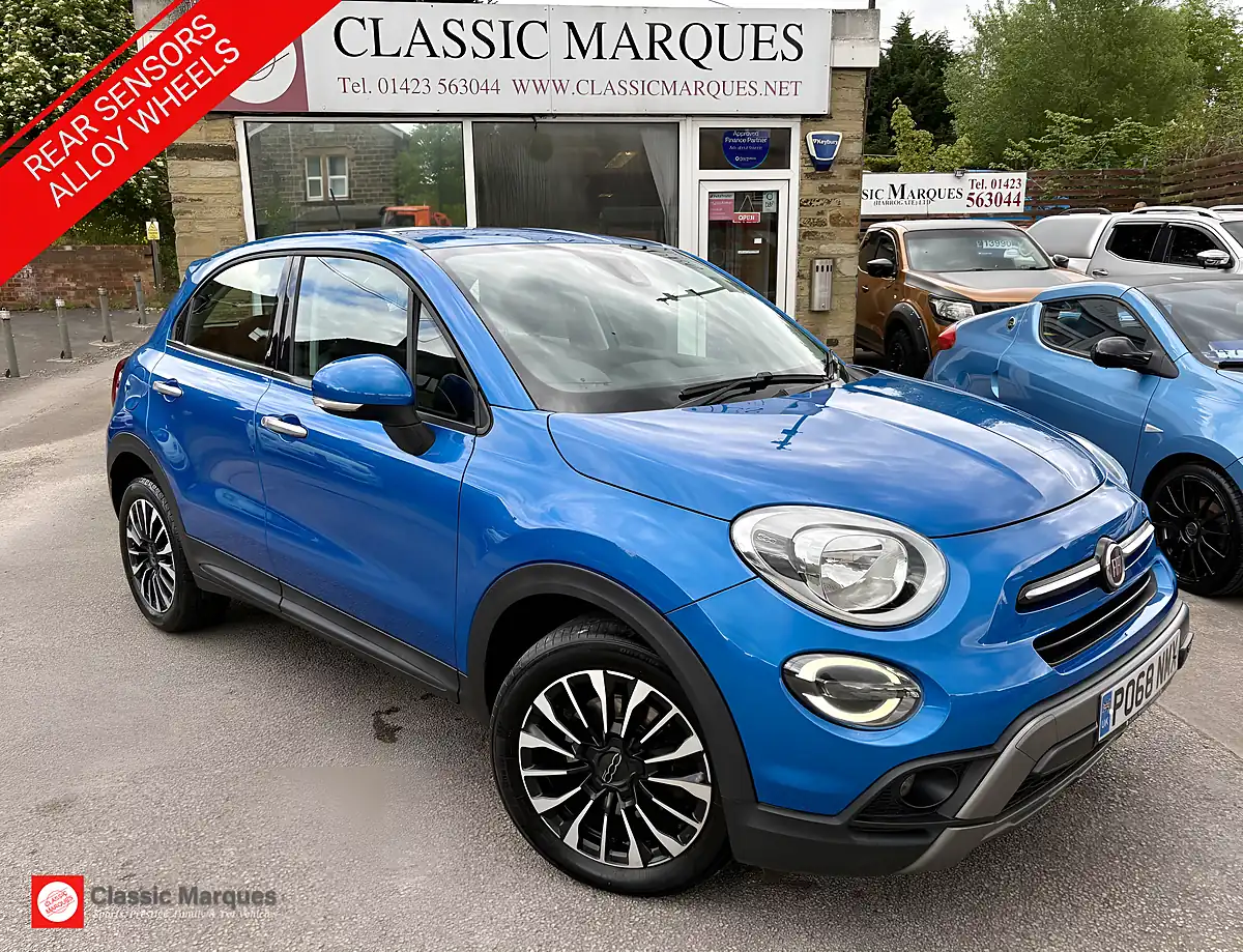 Used 2018 Fiat 500X City Cross Italia Blue - Front View