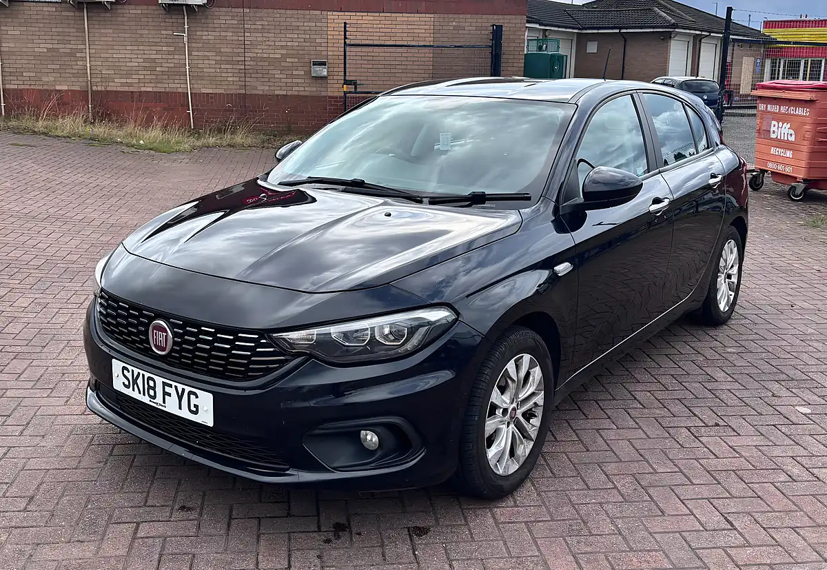 Used 2018 Fiat Tipo Easy Plus Black - Interior and Exterior details 8