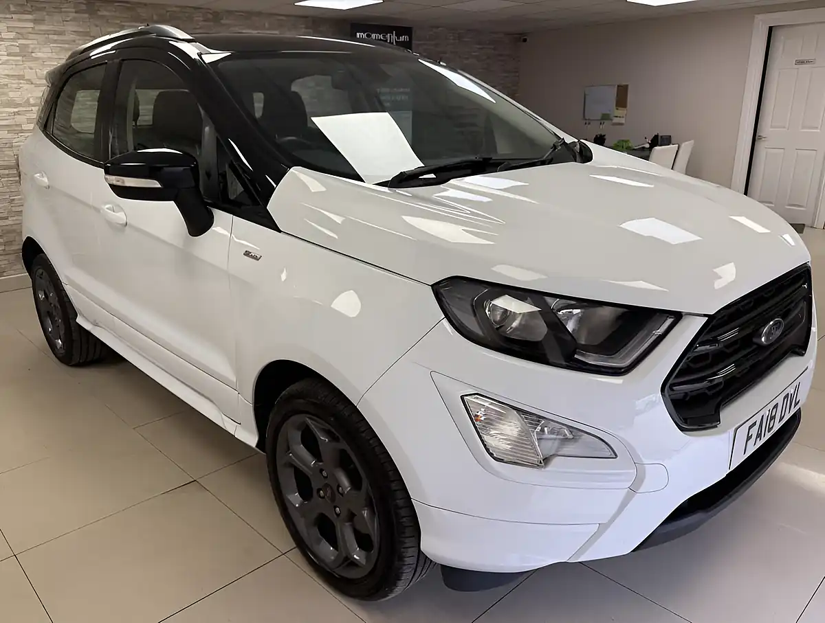 Used 2018 Ford Ecosport ST-Line White - Front View