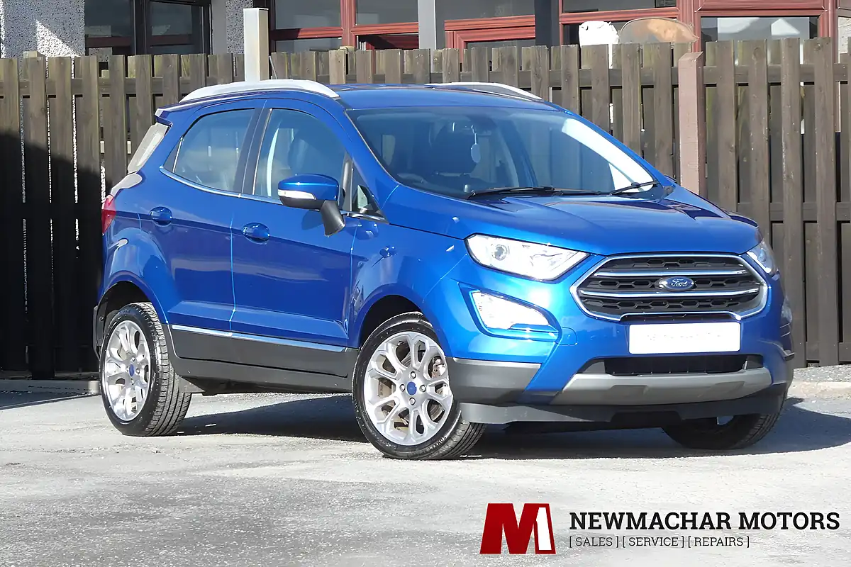 Used 2018 Ford Ecosport Titanium Blue - Front View