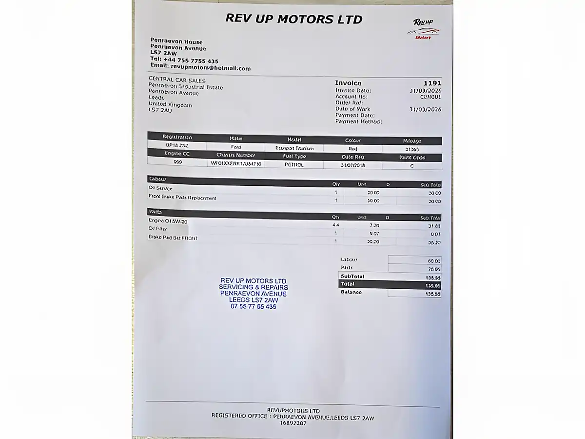 Used 2018 Ford Ecosport Titanium Red - Interior and Exterior details 17