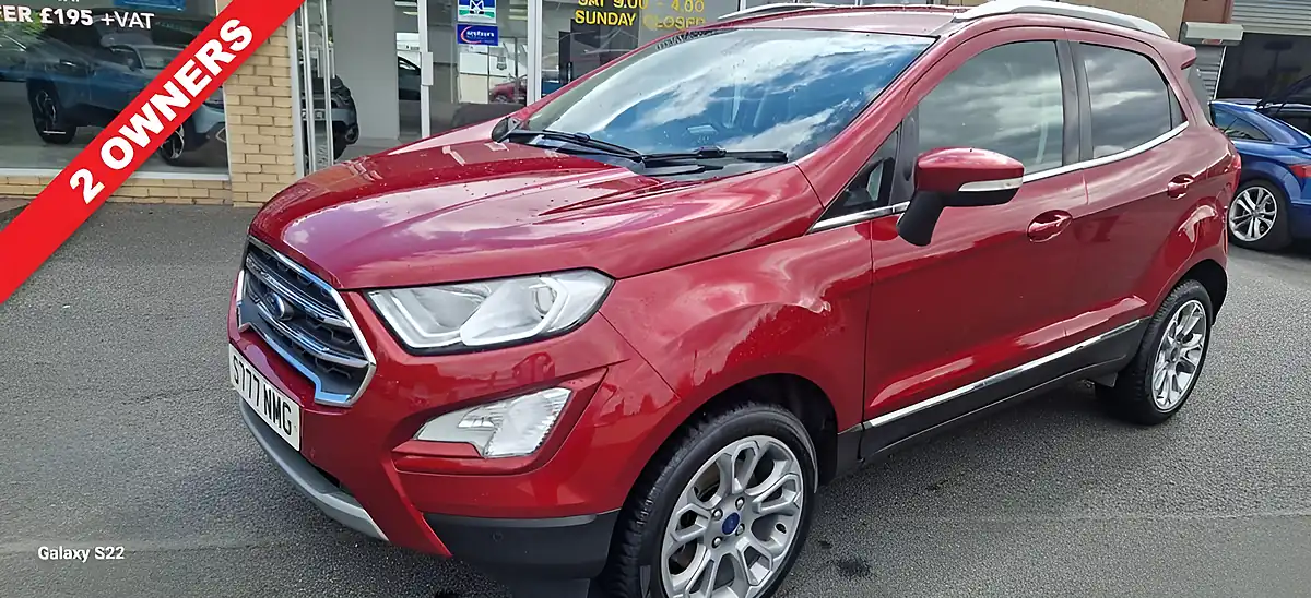 Used 2018 Ford Ecosport Titanium Red - Front View