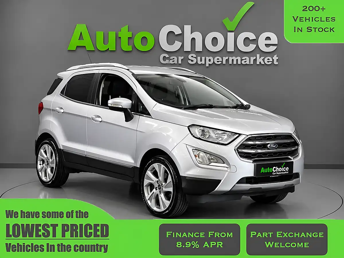 Used 2018 Ford Ecosport Titanium Silver - Front View