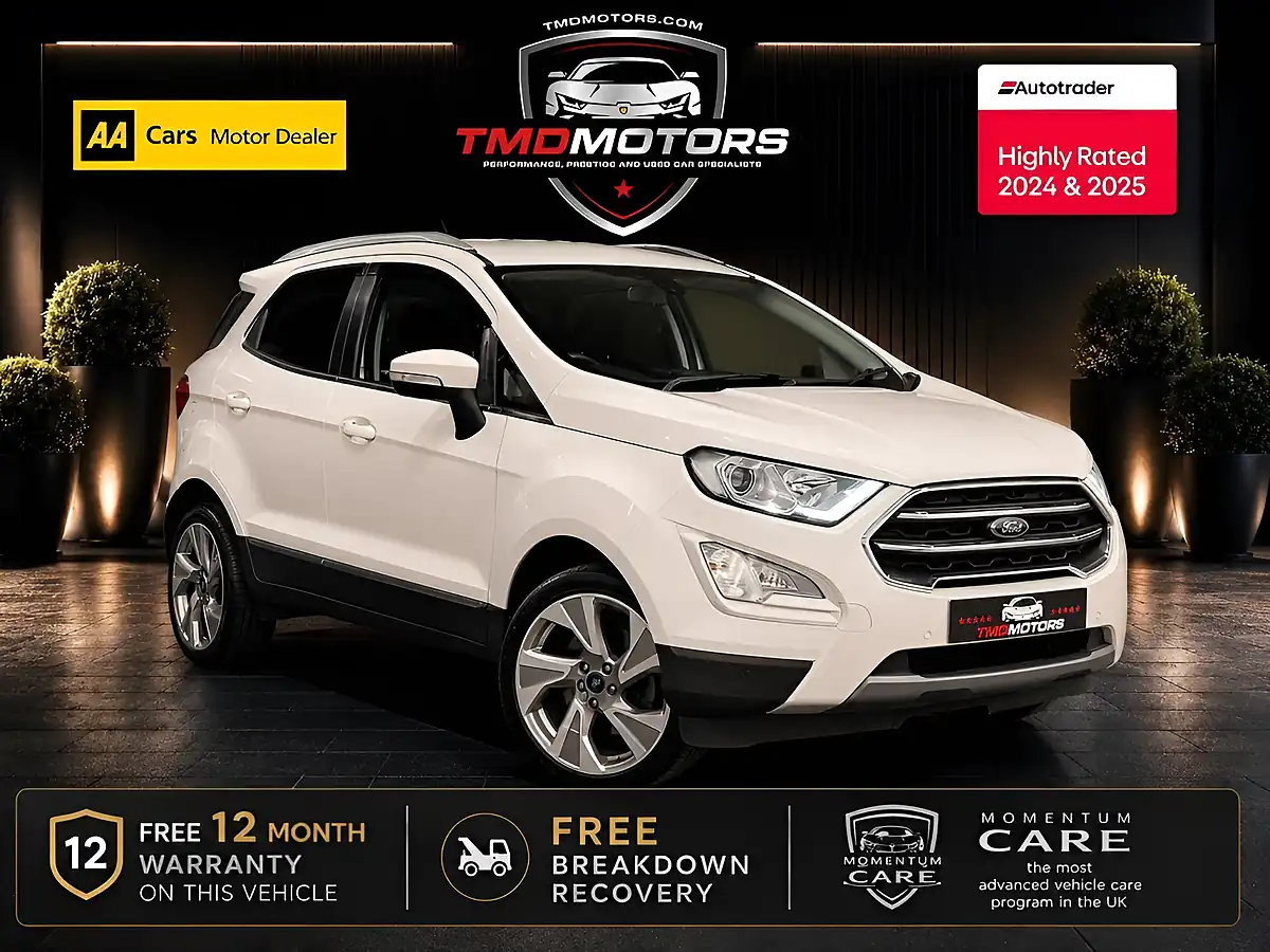 Used 2018 Ford Ecosport Titanium White - Front View