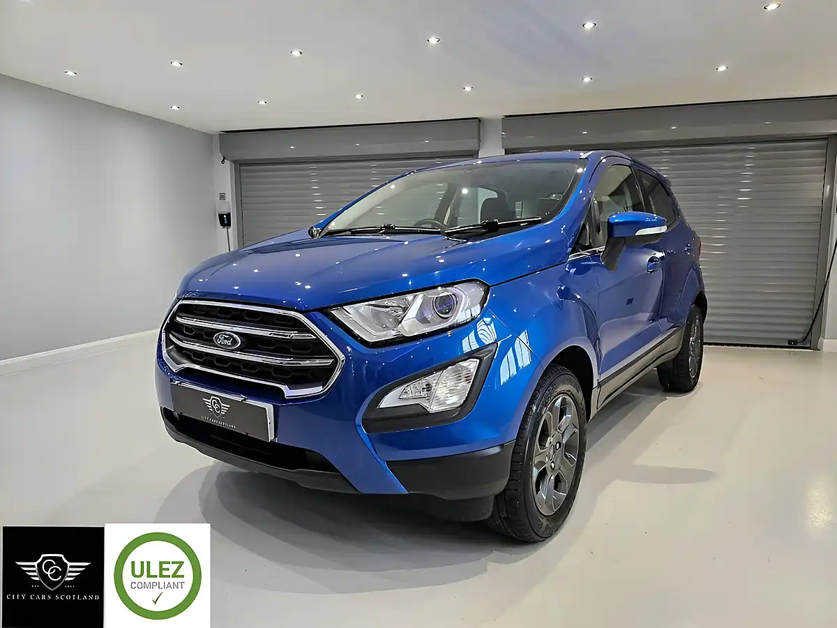 Used 2018 Ford Ecosport Zetec Blue - Front View