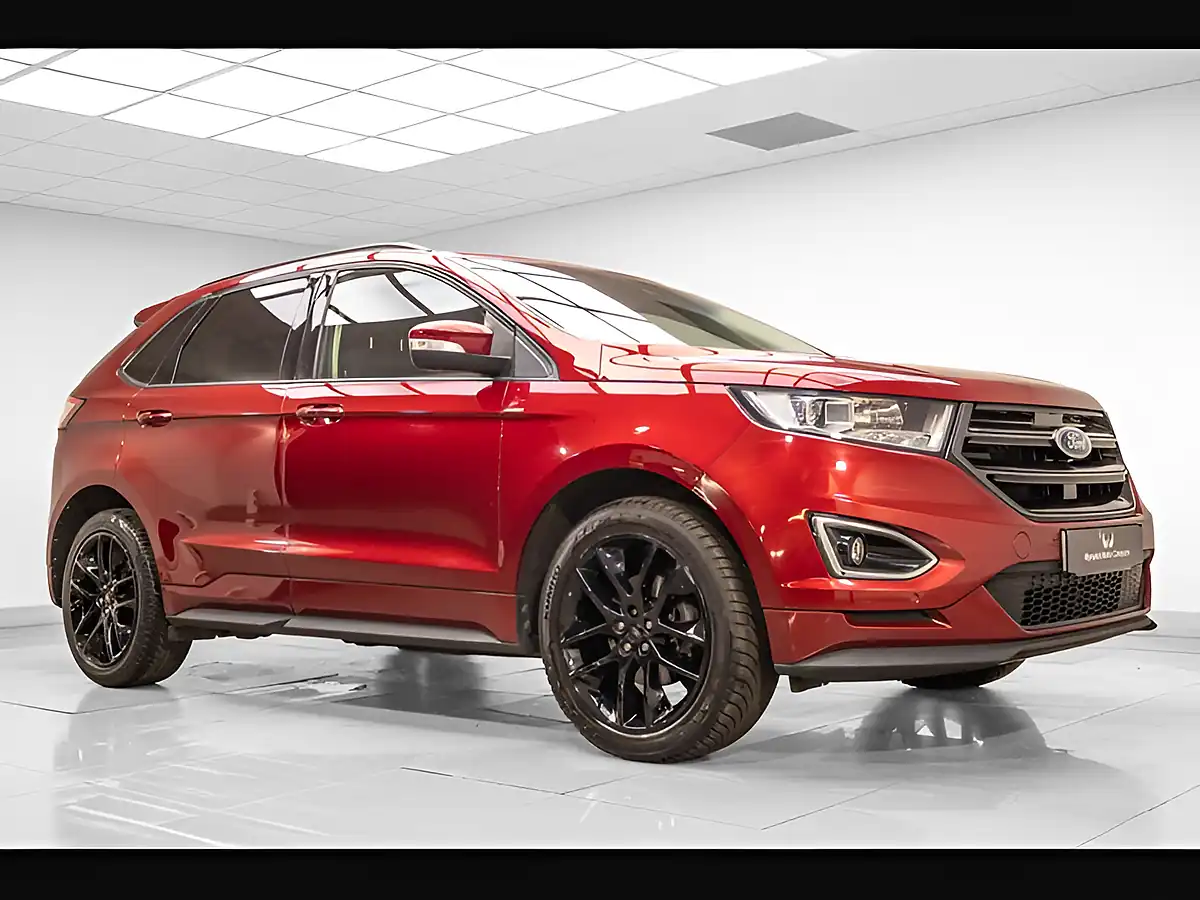Used 2018 Ford Edge Sport Red - Interior and Exterior details 8