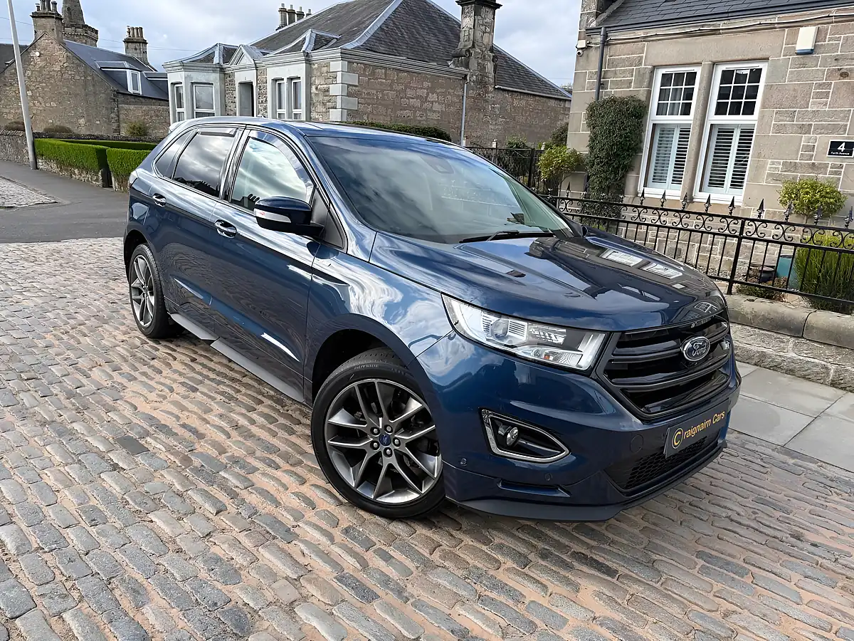Used 2018 Ford Edge ST-Line Blue - Front View