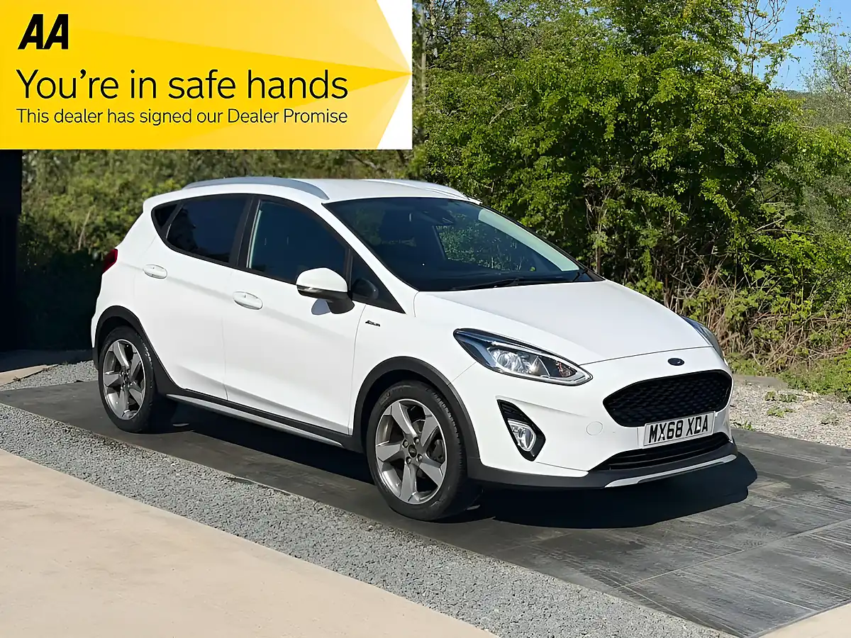 Used 2018 Ford Fiesta Active 1 White - Front View