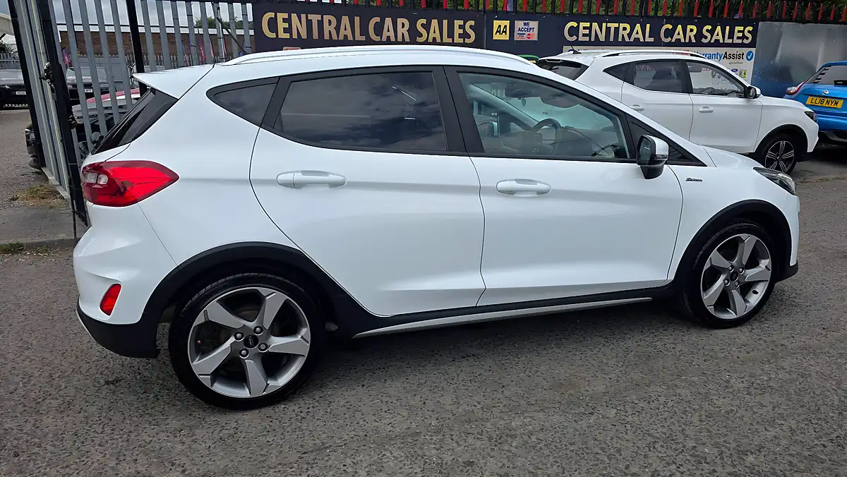 Used 2018 Ford Fiesta Active 1 White - Interior and Exterior details 9